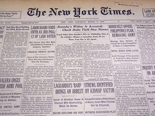 1934 MARCH 3 NEW YORK TIMES - STAVISKY WIDOW ARRESTED - NT 3983