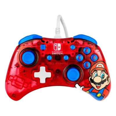 Official PDP Rock Candy Wired Controller Mario Theme for Nintendo Switch