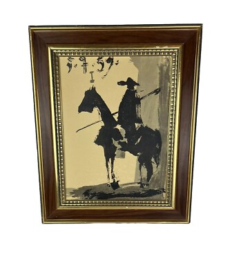 PABLO PICASSO TOROS Y TOREROS LITHOGRAPH 1959 VINTAGE MODERN IMPRESSIONIST
