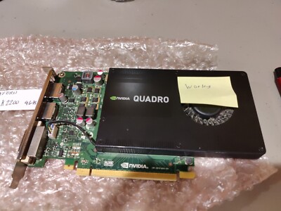 HP NVIDIA QUADRO K2200 GPU 4GB Kepler Graphics Video Card