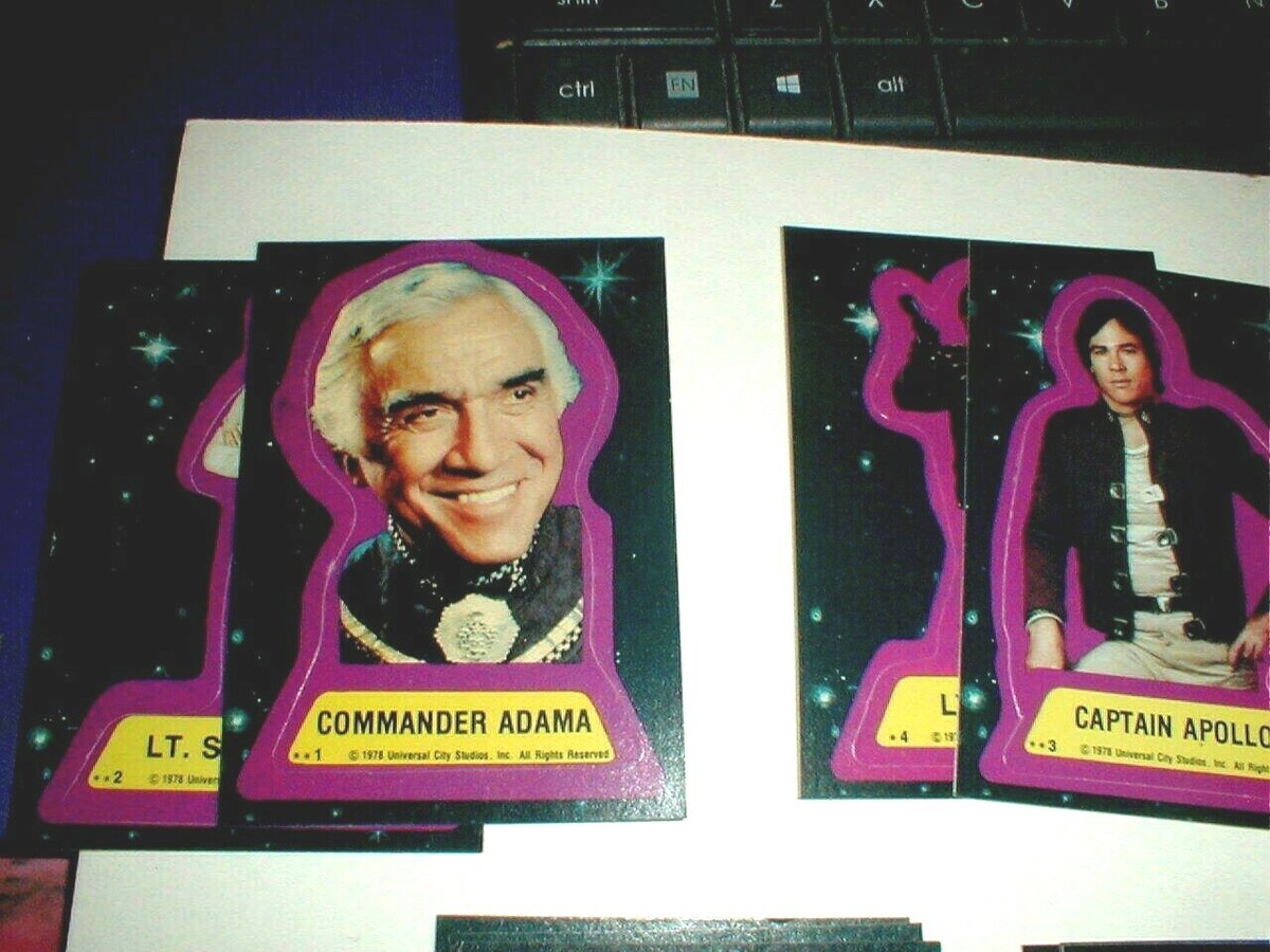 1978 BATTLESTAR GALACTICA TRADING CARDS NM - MINT SET, 132 CARDS +