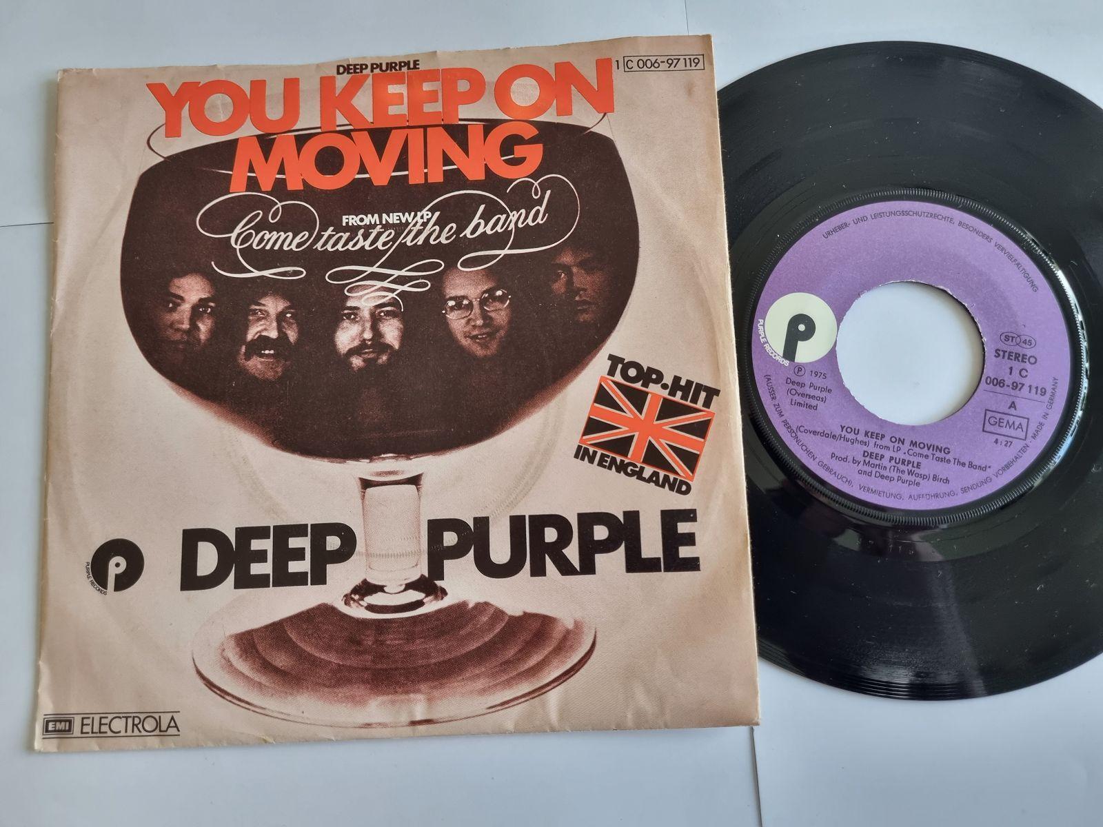 7"" Single Deep Purple - You keep on moving Vinyl Germany