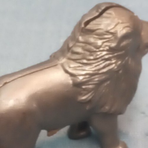Vintage Cast Iron Standing Lion Still Coin Bank - Picture 3 of 7