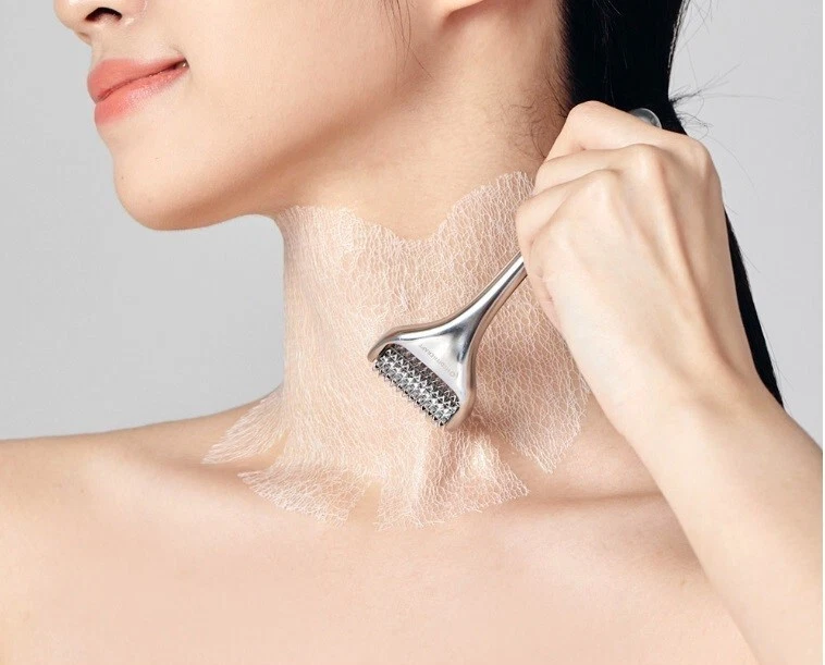 Conjunto de MASCARILLAS ANTIARRUGAS ANTIENVEJECIMIENTO Mediterapia - Cuello*2Cajas, Cara*1Caja, Rodillo*1 pieza Foto 4 de 4