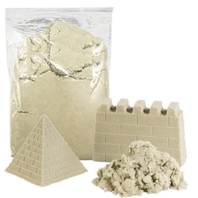 Playtastic Modelliersand: Kinetischer Sand grob, 1 kg (Modelliersand für Kinder)