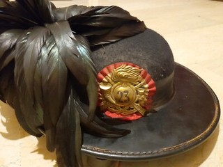 militaria esercito italiano copricapo cappello casco bersagliere