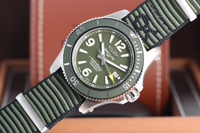 Breitling Superocean II Automatic 44mm Outerknown, Green Dial - Steel, A17367
