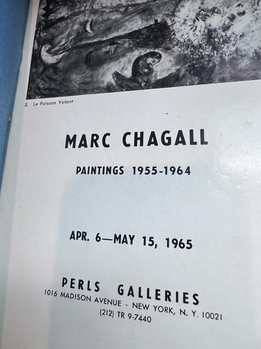Catalogue Marc Chagall Exhibition - Picture 2 of 4