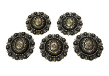 Zestaw 5 western koncho podkowa i jagoda, śruba tylna 1-1/2", 38mm