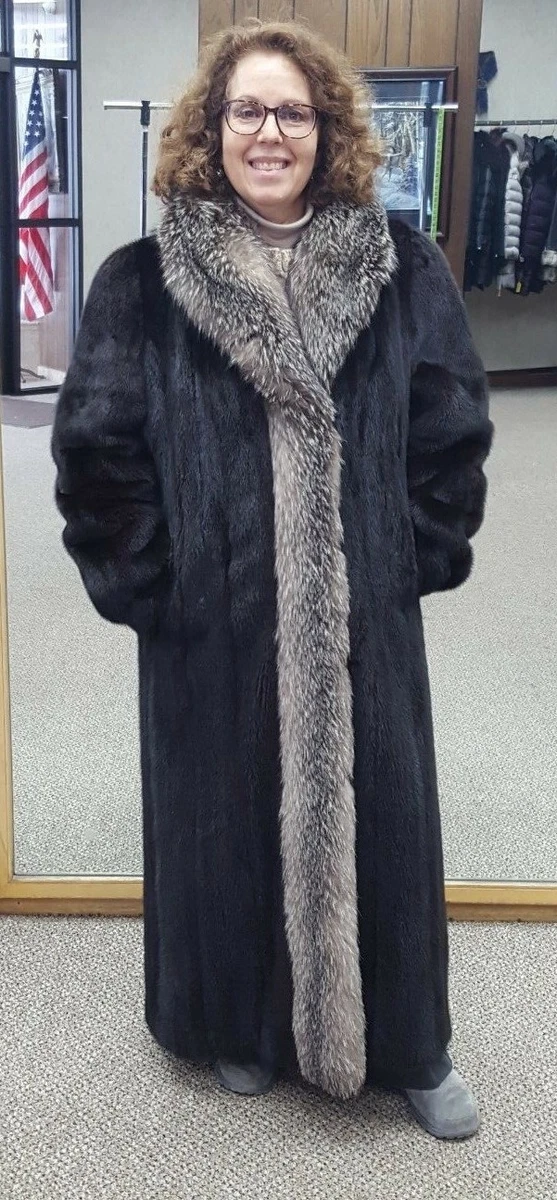 Natural ranch mink best sale coat