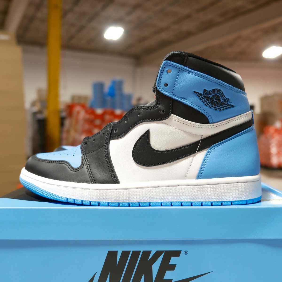 Jordan 1 Retro High OG UNC Toe DZ5485-400 Men's | eBay
