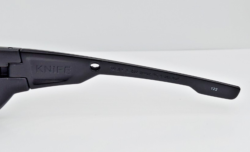 Wiley X Knife Black Rectangular Sunglasses Taiwan… - image 7