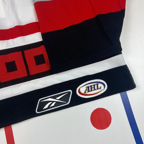 Albany River Rats Reebok Authentic Carolina Hurricanes AHL Hockey Jersey Size 52 - Picture 7 of 13