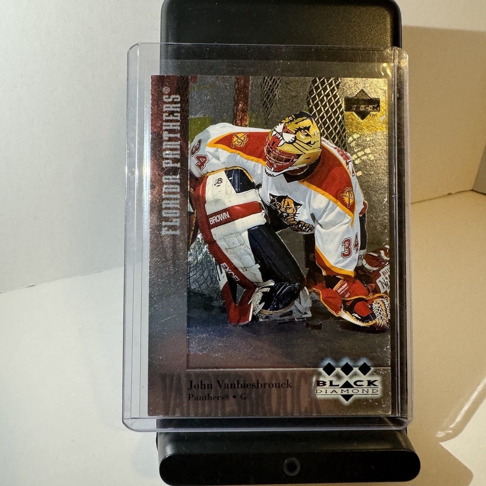 1996-97 BLACK DIAMOND JOHN VANBIESBROUCK #165