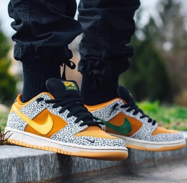マ*♪様 Nike SB Dunk Low Pro Electric Safar Las mejores ofertas en Nike Dunk Pro SB Low Safari | eBay