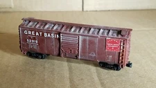 NS1 N Scale Box Car Knuckler Couplers Custom Weathered GREAT BASIN SI 52319
