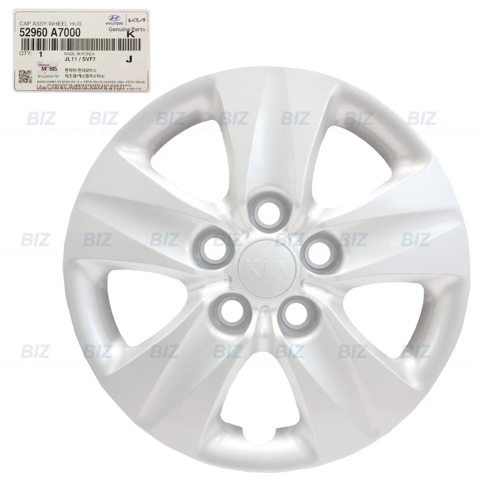 Genuine 4x Wheel Covers 15" for 2014-2018 Kia Forte 2017-2018 Forte5 52960-A7000 - Image 3 of 4