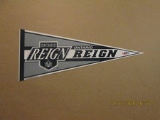 AHL Ontario Reign Vintage Circa 2015-16 1ST Year Team Logo Hockey Pennant