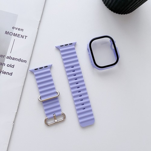 For Apple Watch Ocean Band Case Strap iWatch Ultra Series 8 7 6 3 SE 41 45 49mm - Picture 6 of 18