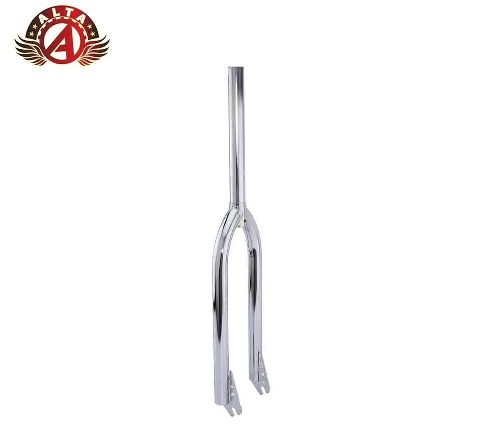 ALTA 26″ Chrome Beach Cruiser Fork – 1-1/8″ Threadless, Caliper Brake, 3/8 Axle.
