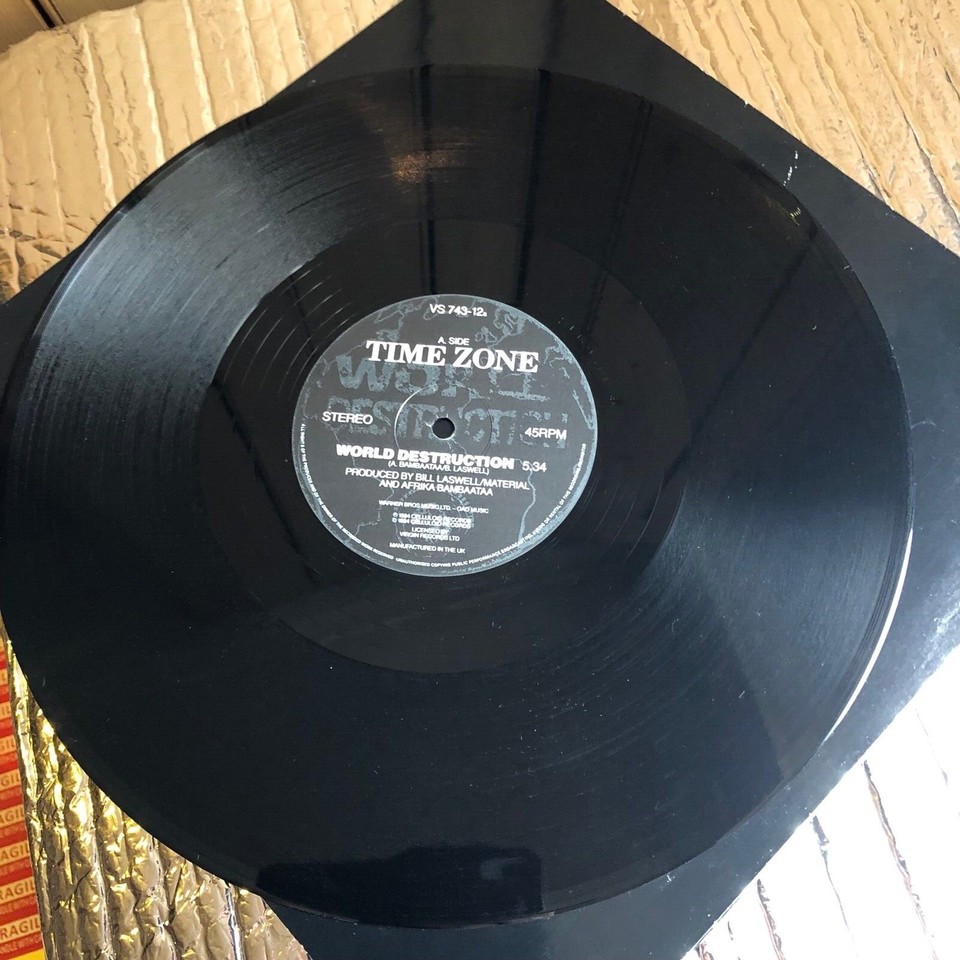 John Lydon & Afrika Bambaataa Time Zone World Destruction 1984 12