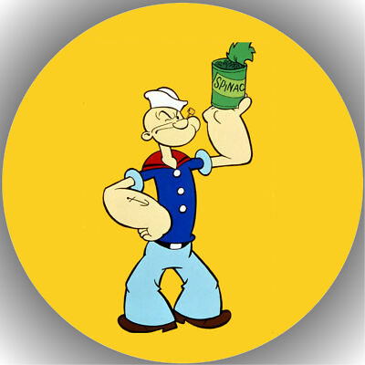 Tortenaufleger Geburtstag Party Tortenbild Fondant - Oblate Popeye  P5