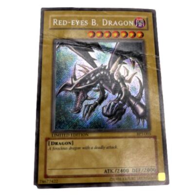 Yugioh Red Eyes Black Dragon Card BPT-005 Secret Rare Limited Edition ...