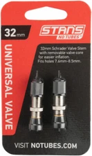 Stan's NoTubes Brass Valve Stems - 32mm | Universal Schrader | Pair