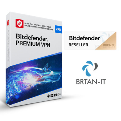 Bitdefender Premium VPN für 10 Geräte 1 Jahr (365 Tage) digitaler Versand