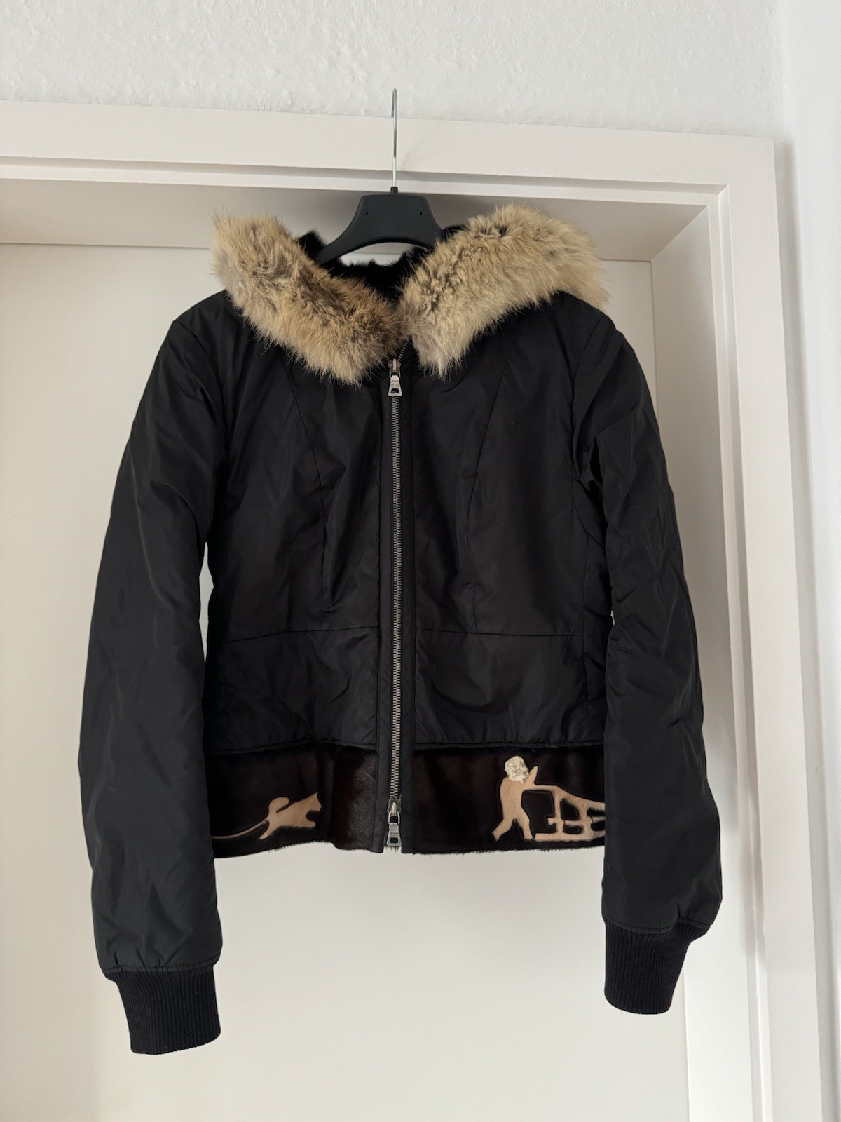 Authentic Prada Jacket Womens Jacket Down Nylon B… - image 2