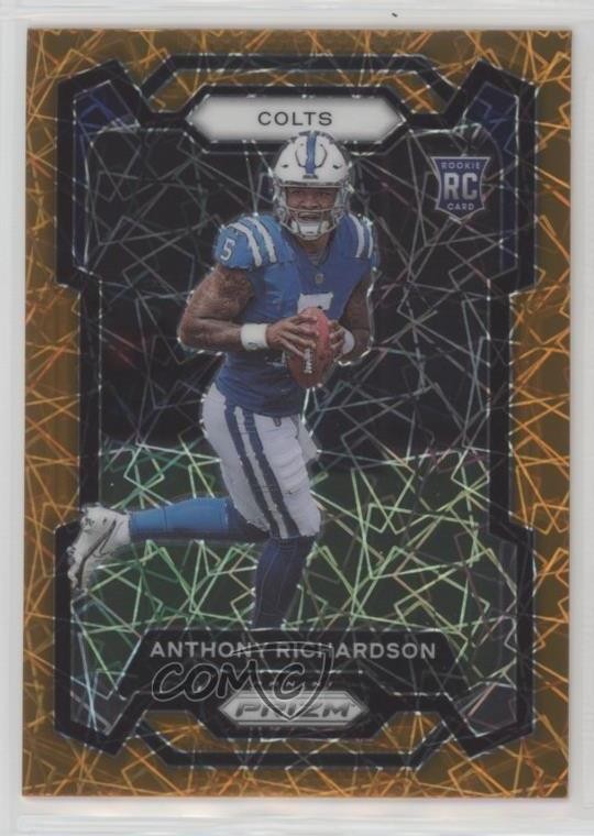 2023 Panini Prizm Rookies Lazer Prizm Anthony Richardson #343 0b02