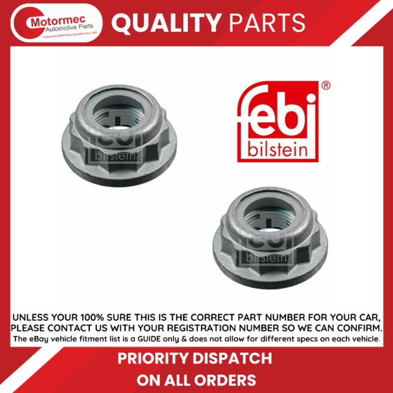 2 X FEBI Axle Hub Nuts fits AUDI A3 TT SEAT Toledo Arosa Leon Toledo Mii - Image 15