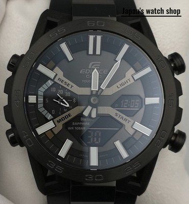 CASIO EDIFICE ECB-2000YDC-1BJF Black Suspension arm design Mens Watch New in Box