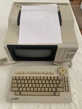 Vtg Magnavox Videowriter 160 Word Processor w/ Paper Feeder & Keyboard Tested