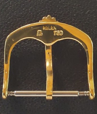 ROLEX Dornschliesse Stiftschliesse 20/18mm (Innenmaß) in 750er Gelbgold 