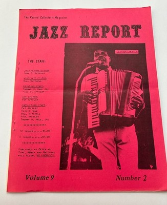 1970 s Jazz Report Fanzine Independent Magazine Clifton Chenier Brun Campbell