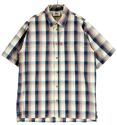 Fjallraven Herren Kurzarm Regular Fit Lässig Formelles Hemd Größe L