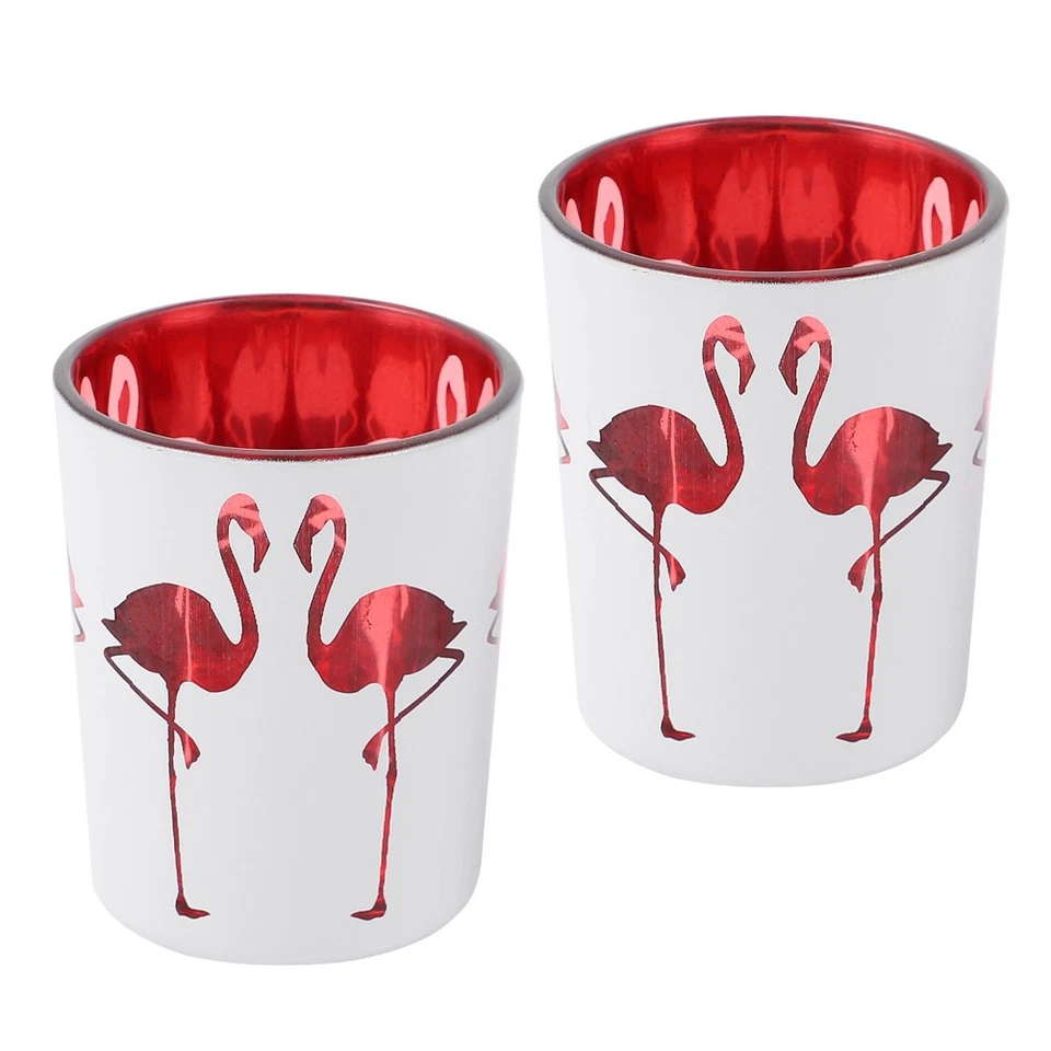 1 Set 2 Stück Weihnachtsfeier Kerzenhalter Dekorative Aromatherapie-Tassen (rot) - Bild 4 von 4