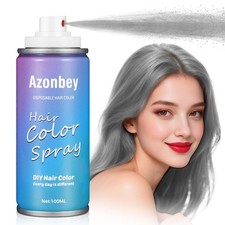 Temporary Hair Color Spray 03 Gray Washable Halloween Party Cosplay