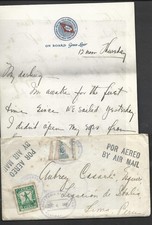 1931 PERU ON BOARD GRACE LINER PERU-ECUADOR-PANAMA -CHILE-BOLIVIA-COLOMBIA-N.Y.