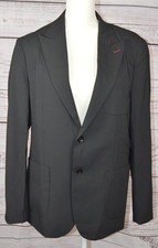 Paul Jones PJ Jacket Black Casual Blazer Sports Coat 2 Button Size Medium M NWT