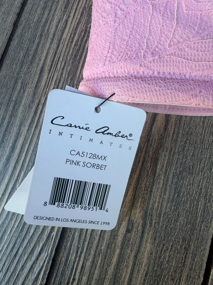 Carrie Amber Intimates Pink Sorbet Strapless Bra 38DD Nylon/Elastane - Image 2 of 4