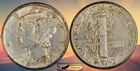 1943 D Mercury Dime, Almost Uncirculated+ Condition, Silver, RRCA, C8725