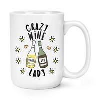 VerrüCkte Wein Damen Stars 426Ml Groß Becher Tasse Lustig Spass Drunk Mutter Tag