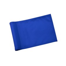 Golf Flag 8x6 Inch - Plain Blue, 420D Nylon, Tube Inserted - Mini Practice Pu...