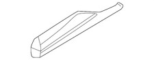 Genuine Nissan Body Side Molding 82870-6rr1b Genuine Nissan Body Side Molding 82870-6rr1b