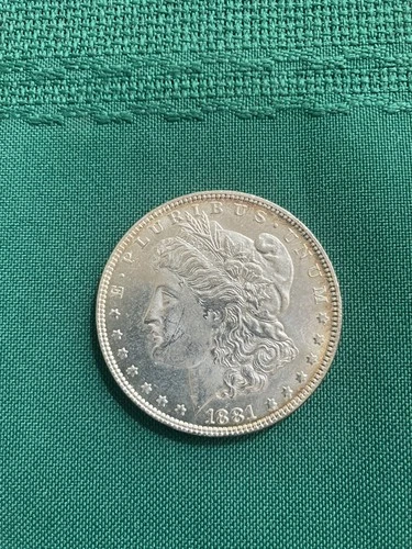 1881 Morgan Silver Dollar Uncirculated Dollar