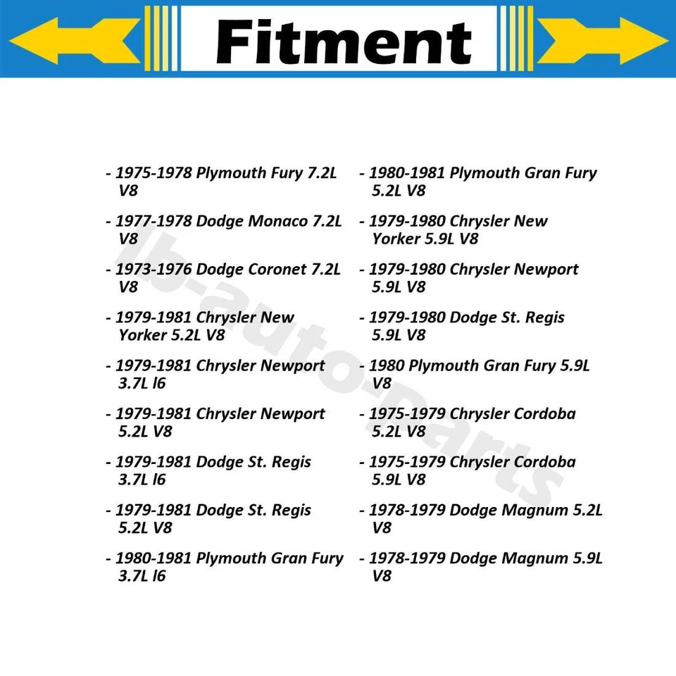 Передний тормозной шланг Dorman 2 шт. для 1979-1980 Chrysler New Yorker 5,9 л - Изображение 2 из 4