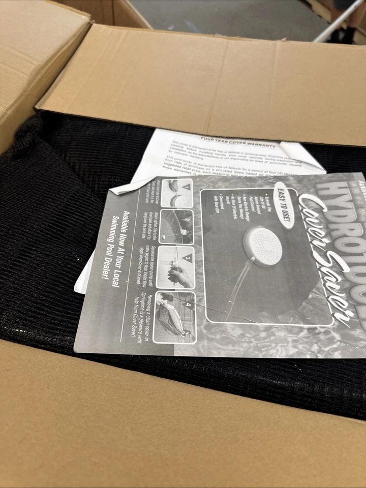 Swimline 28' Round Above Ground Swimming Pool Leaf Net Cover for Winter Cover - Image 2 of 2