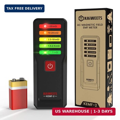 KAIWEETS Magnetic Field EMF Meter, Ghost Hunting Detector, Handheld Electromagne